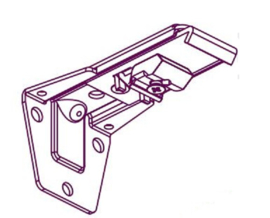 KS Wandträger 7,5 - 11,5 cm Click-in Weiß