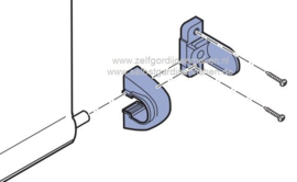 Seitenlager für 13mm Stangen