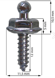 Loxx bevestiger Nikkel met Zelftappers + gereedschap