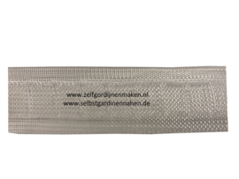 Stangeneinschubband / Flachband Transparent 24 mm