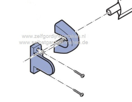 Seitenlager für 13mm Stangen