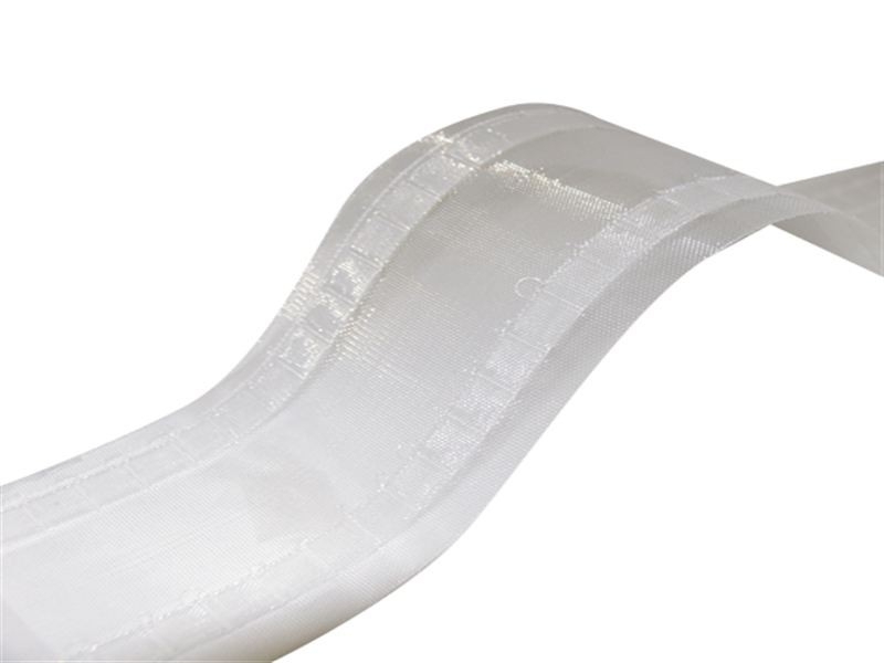 gordijnband 77 mm transparant met ongelijke hoofdjes | Universeel | gordijnen maken
