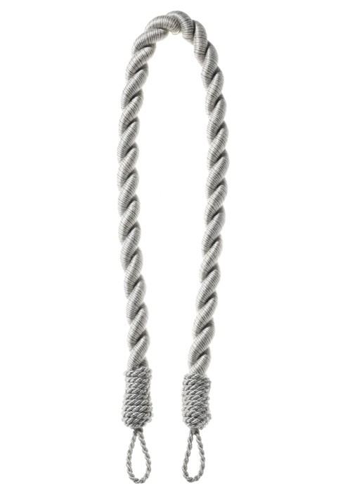 Alvast Berri litteken Embrasse kabel 80 cm Dik Grijs gemeleerd | Embrassekoorden | Zelf gordijnen  maken