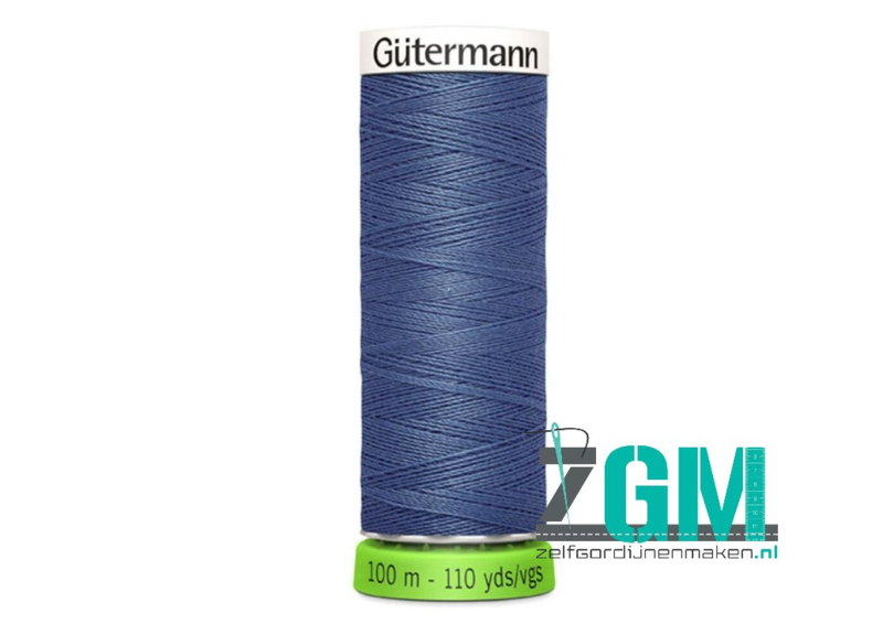 Gütermann allesnaaigaren rPET marine blauw 100 m