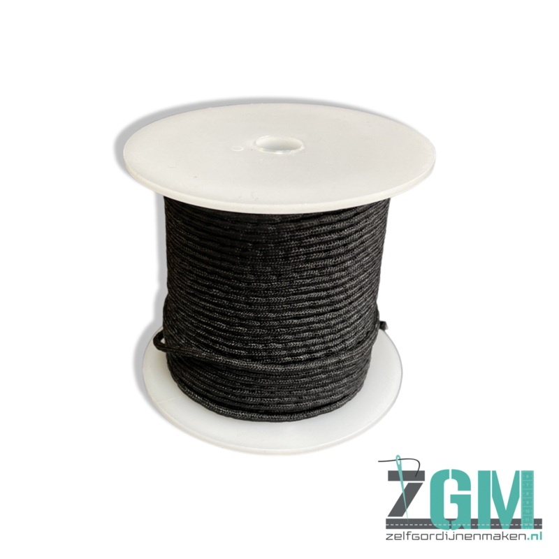 Rol loodveter zwart 15 gram - 50 meter