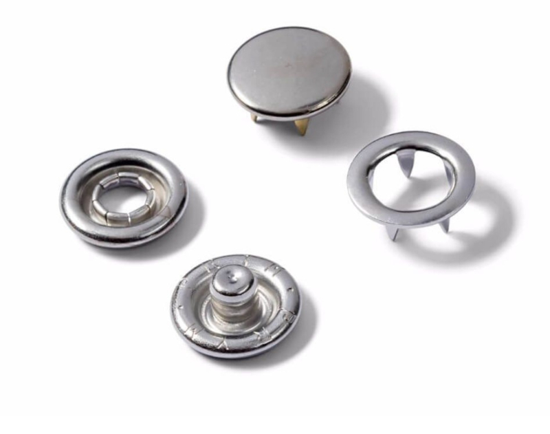 Prym Naaivrijdrukknoop navulling 10mm zilver -20st