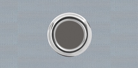 Ringenband 6cm Licht grijs -stuk 1,50m