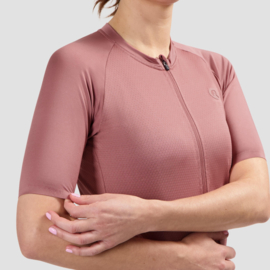 Rogelli Essential II dames fietsshirt korte mouwen - roze