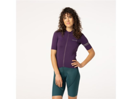 AGU Performance Solid  dames fietsshirt korte mouwen - purple velvet
