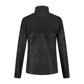 Rogelli Essential Hi Vis dames hardloopjack - zwart/hi vis