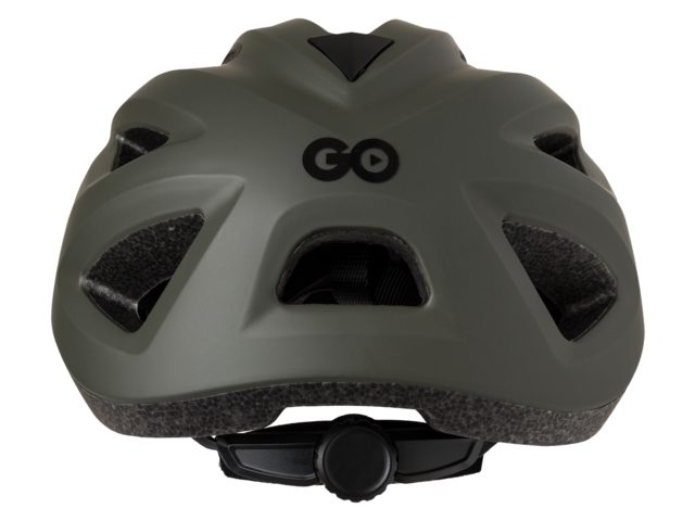 AGU Go kinder fietshelm - legergroen