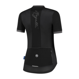 Rogelli Essential dames fietsshirt korte mouwen - zwart