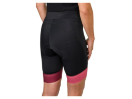 AGU Essential Prime II korte dames fietsbroek - zwart/rusty pink