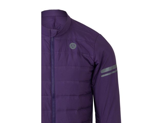 AGU Padded Performance heren winter fietsjack - purple rain