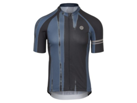 AGU Performance Vertical Paint fietsshirt korte mouwen - steel blue