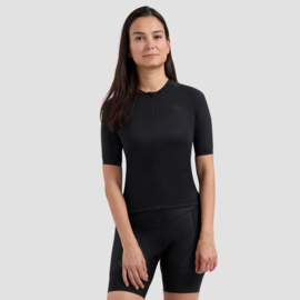 Rogelli Essential II dames fietsshirt korte mouwen - zwart