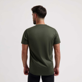 Rogelli Promo hardloopshirt heren korte mouw - military green