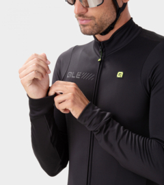 Alé Solid Fondo 2.0 heren fietsshirt lange mouwen - zwart