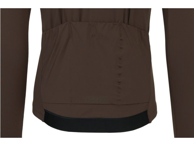 AGU Performance Solid heren fietsshirt lange mouwen - ground coffee