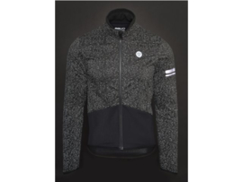 AGU Essential Thermal Hi-Vis heren winter fietsjack - zwart