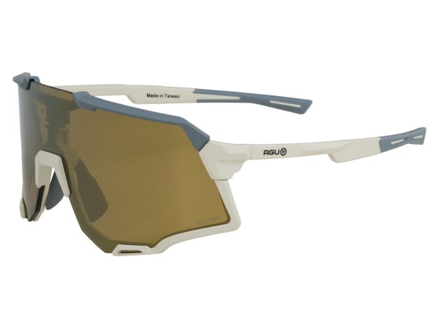 AGU Dynamic Bronze fietsbril - wit/grijs
