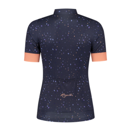 Rogelli Terrazzo dames fietsshirt korte mouwen - paars/coral