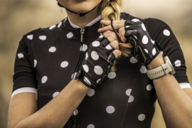 Rogelli Sprinkle dames zomer fietshandschoenen - zwart/wit
