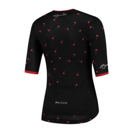 Rogelli Fruity/Ultracing dames zomer fietskledingset - zwart/rood