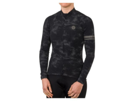 AGU Essential Reflective dames fietsshirt lange mouwen - zwart