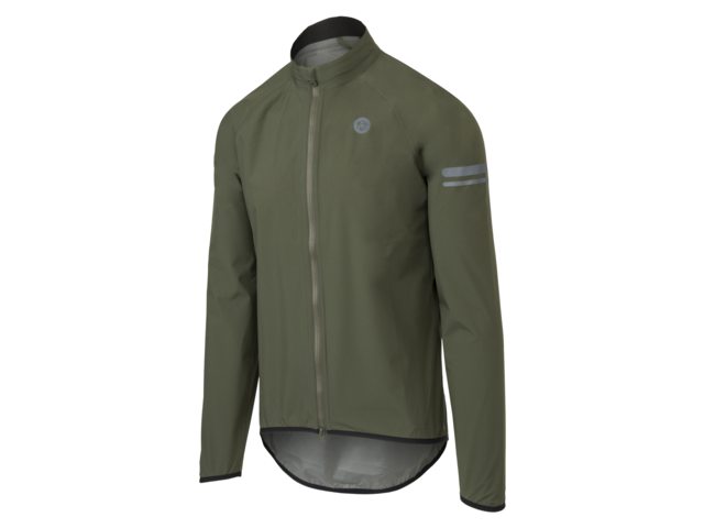 AGU Essential heren fiets regenjack - forest green