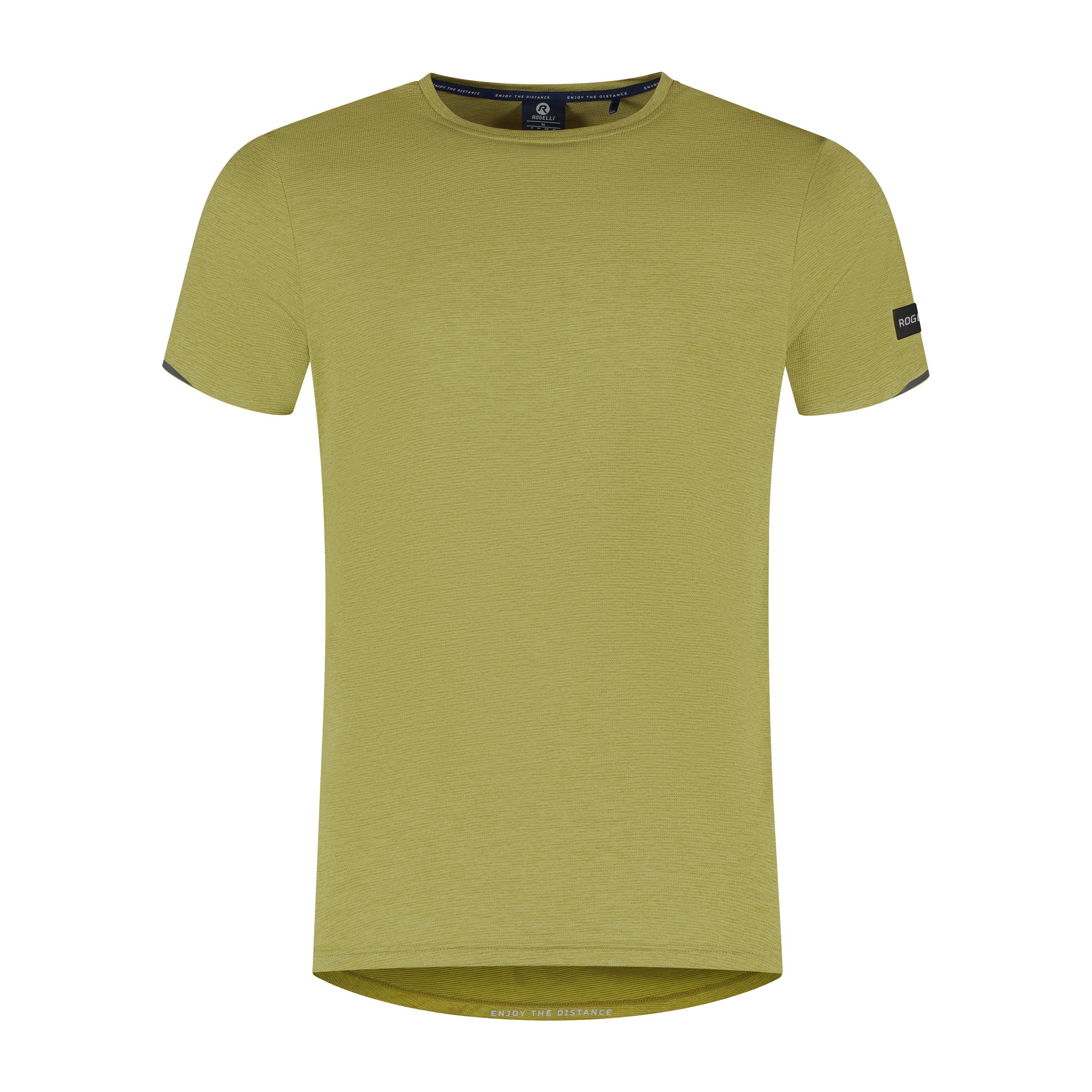 Rogelli Distance hardloopshirt heren korte mouw - groen