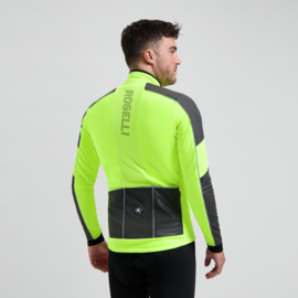 Rogelli Essential Hi Vis heren fietsjack - zwart
