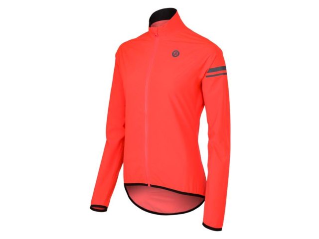 AGU Essential dames regen fietsjack - safety red