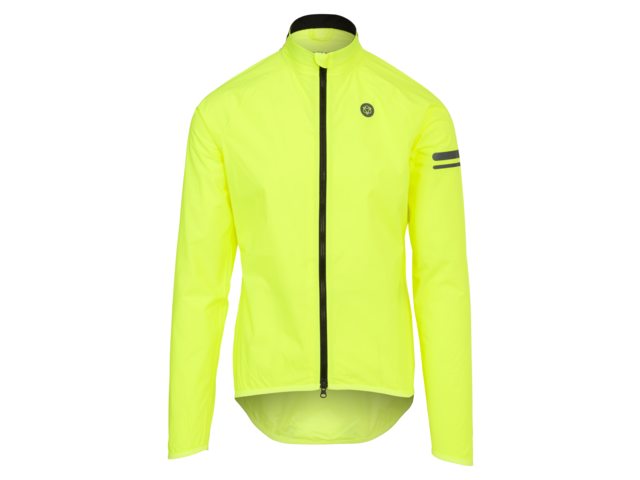 AGU Essential heren fiets regenjack - fluor