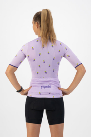 Rogelli Fruity dames fietsshirt korte mouwen - paars (eco)
