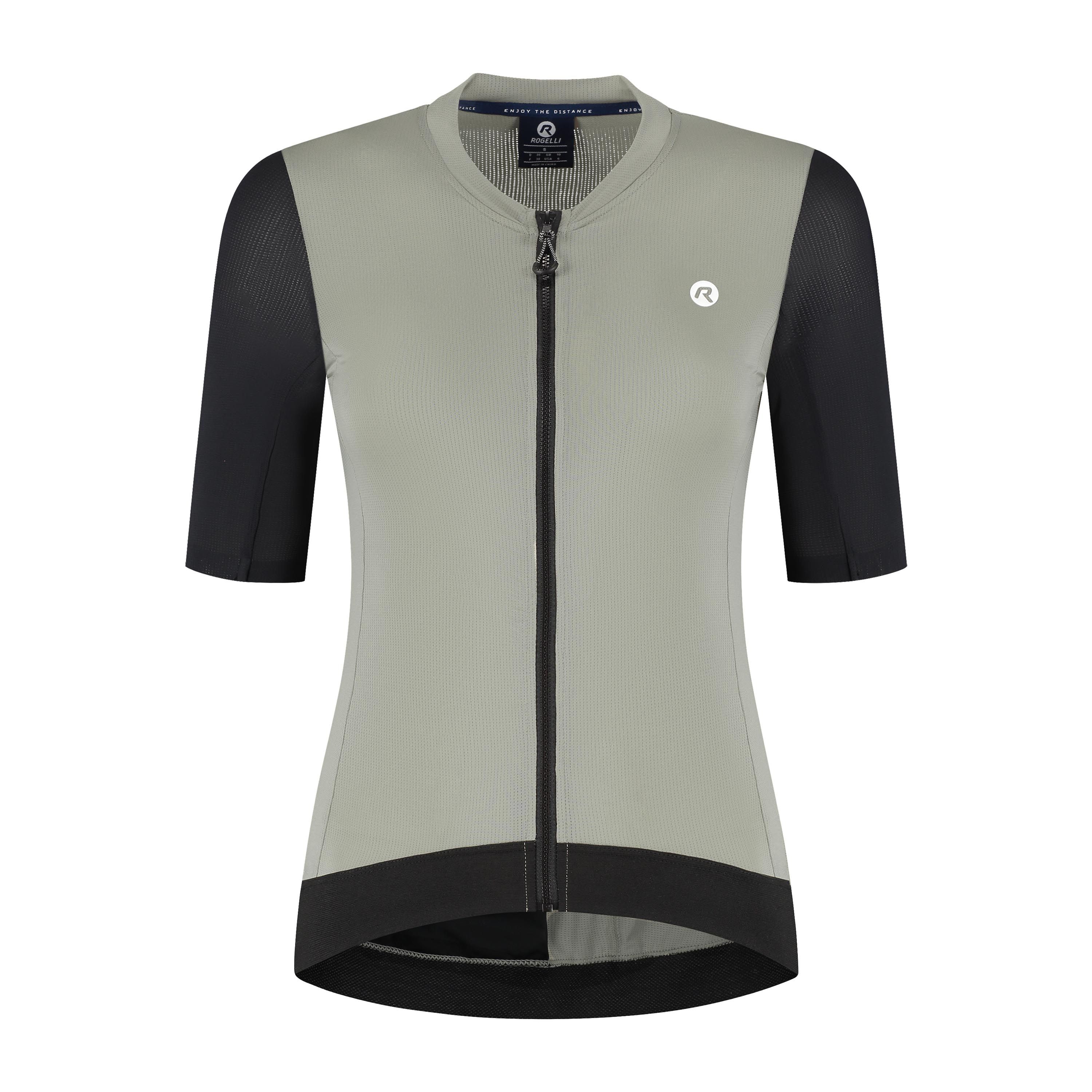 Rogelli Distance II dames zomer fietskledingset - taupe/zwart
