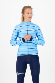 Rogelli Stripe dames winter fietsjack - blauw