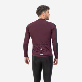 Rogelli Explore heren fietsshirt lange mouwen - bordeaux