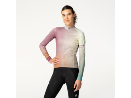 AGU Gradient dames fietsshirt lange mouwen - mystic green