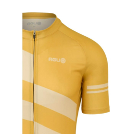AGU Essential Diagonal Stripes fietsshirt korte mouwen - Amber Haze