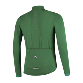 Rogelli Essential heren fietsshirt lange mouwen - legergroen