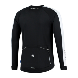 Rogelli Explore heren fietsshirt lange mouwen - zwart/wit