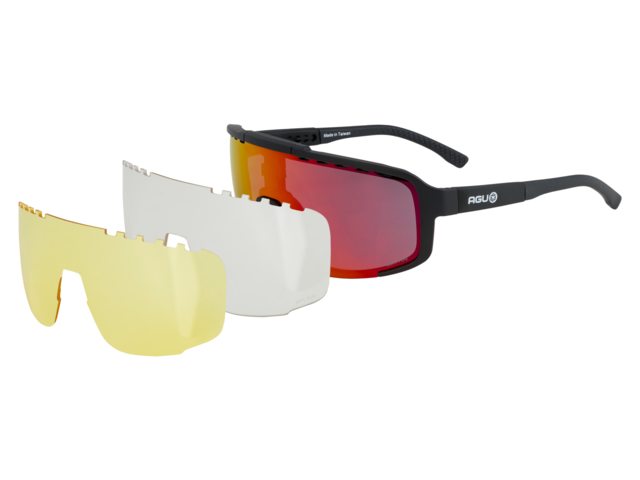 AGU Bold 2.0 Red fietsbril - zwart