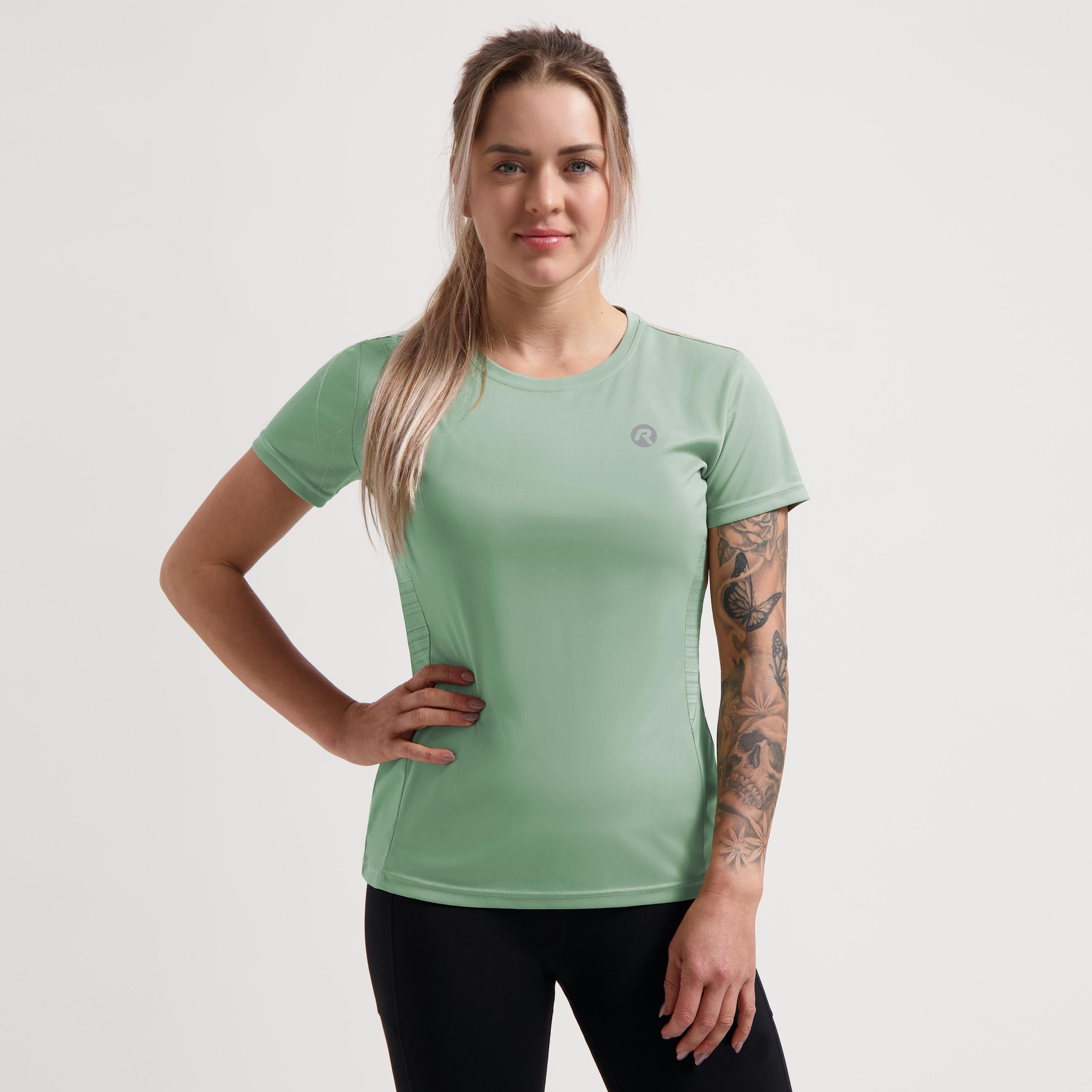 Rogelli Core hardloopshirt dames korte mouw - groen