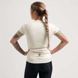 Rogelli Modesta dames fietsshirt korte mouwen - zand
