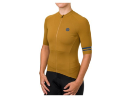 AGU Solid  III dames fietsshirt korte mouwen - armagnac