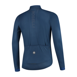 Rogelli Essential heren fietsshirt lange mouwen - blauw