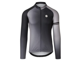 AGU Essential Gradient fietsshirt lange mouwen - zwart/grijs