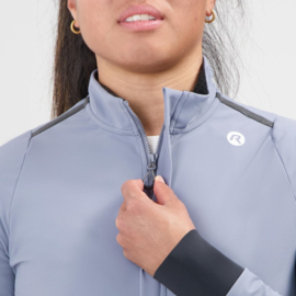 Rogelli Distance II dames winter fietsjack - lila/zwart
