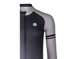 AGU Essential Gradient dames fietsshirt lange mouwen - zwart/grijs